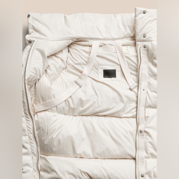 NWT Banana Republic Water-Repellent Long Puffer Coat - Picture 5 of 10